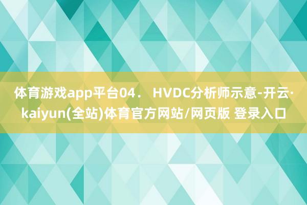 体育游戏app平台　　04． HVDC分析师示意-开云·kaiyun(全站)体育官方网站/网页版 登录入口